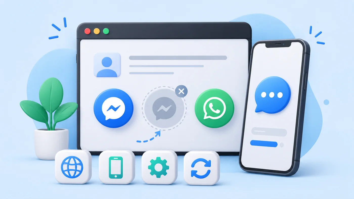 What to do when a messenger button does not open