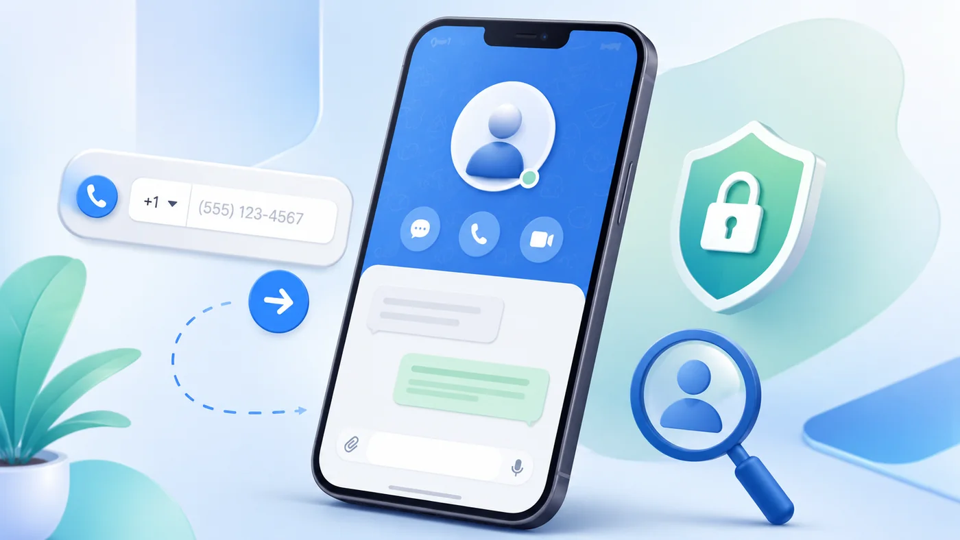 How to message on Telegram by phone number