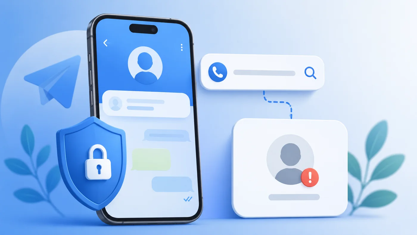 Why Telegram does not open a person by phone number